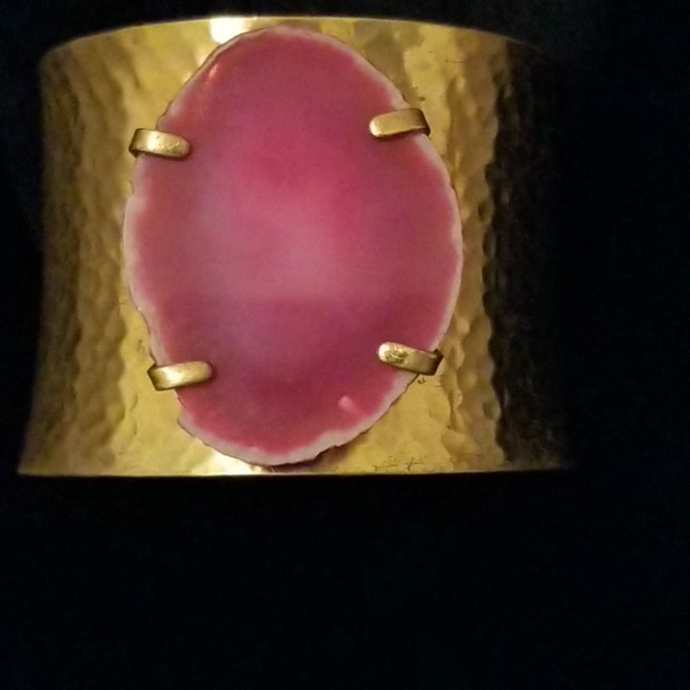 Gorgeous Boho Agate Cuff Bracelet